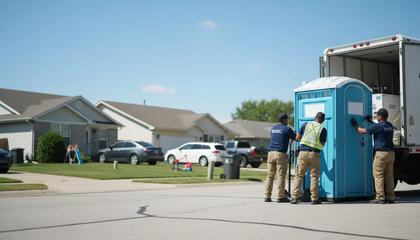 Standard Porta Potty Rentals in Peoria, IL near me